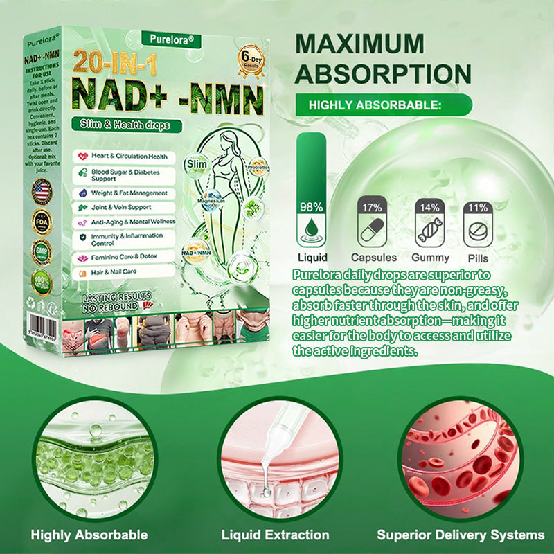 🔥 Nowość ~ Certyfikowany przez FDA 👨🔬 Krople 20-w-1 Slim & Healthy 💧 Raz dziennie, widoczne rezultaty w 7 dni ✅ Wspiera otyłość, zdrowie układu sercowo-naczyniowego, cukrzycę, bezdech senny, zdrowie jelit, problemy ze stawami, a także ujędrnianie skóry