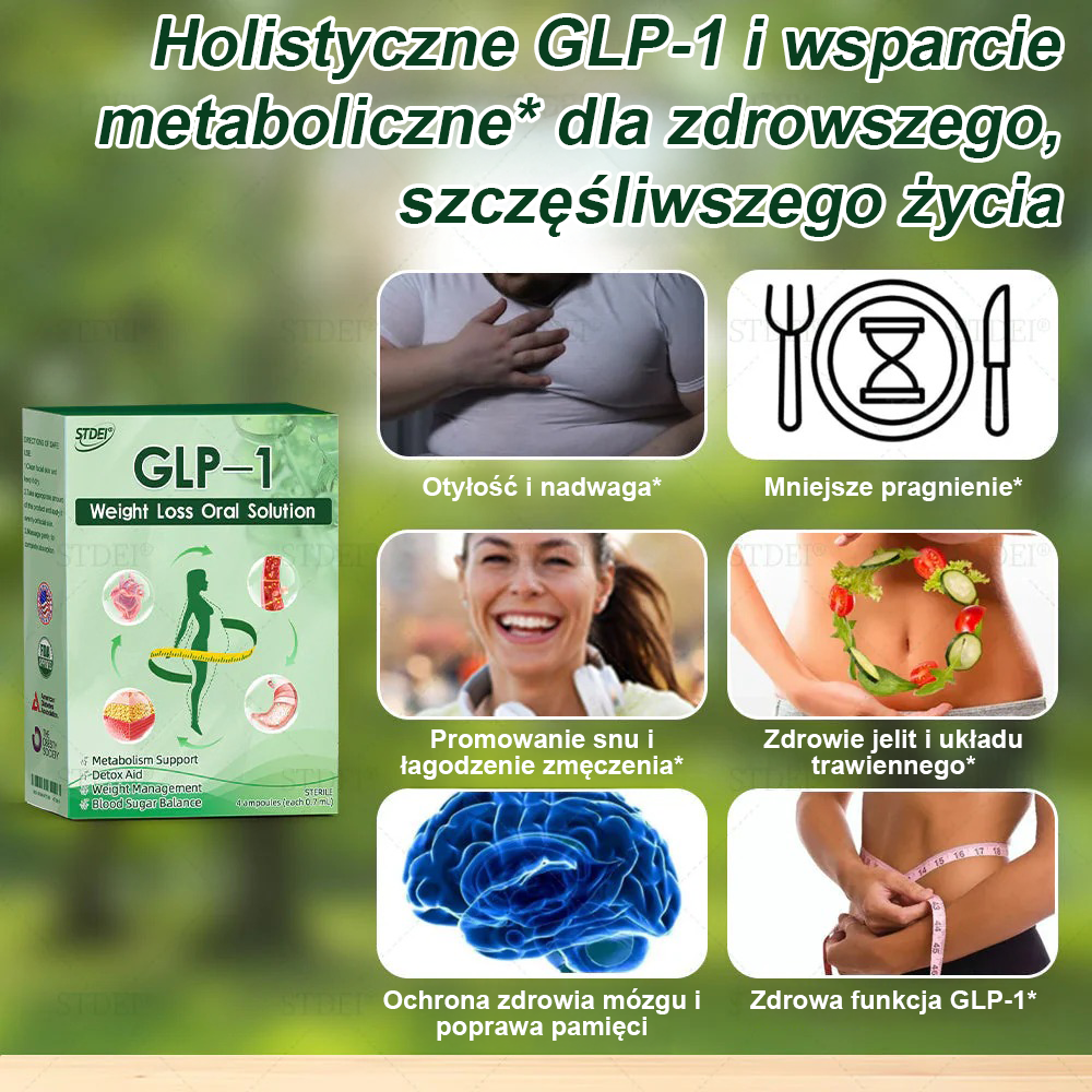 Polecane przez Mayo Clinic | Oficjalny sklep 👨‍⚕️𝑆𝑇𝐷𝐸𝐼® GLP-1 doustny roztwór na odchudzanie 💥 Otyłość, choroby układu krążenia, cukrzyca, bezdech senny, problemy ze stawami i inne