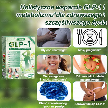 🍐🍐DOOEKA® GLP-1 8 w 1 Fit & Vital roztwór doustny – Raz dziennie, widoczne zmiany w ciągu 7 dni / W przypadku otyłości, zdrowia serca i układu krążenia, cukrzycy, bezdechu sennego, zdrowia jelit, problemów ze stawami i wielu innych