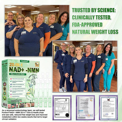 🔥 Nowość ~ Certyfikowany przez FDA 👨‍🔬 Krople 20-w-1 Slim & Healthy 💧 Raz dziennie, widoczne rezultaty w 7 dni  ✅ Wspiera otyłość, zdrowie układu sercowo-naczyniowego, cukrzycę, bezdech senny, zdrowie jelit, problemy ze stawami, a także ujędrnianie skóry