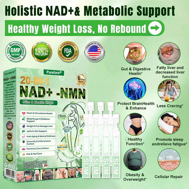 🔥 Nowość ~ Certyfikowany przez FDA 👨‍🔬 Krople 20-w-1 Slim & Healthy 💧 Raz dziennie, widoczne rezultaty w 7 dni  ✅ Wspiera otyłość, zdrowie układu sercowo-naczyniowego, cukrzycę, bezdech senny, zdrowie jelit, problemy ze stawami, a także ujędrnianie skóry