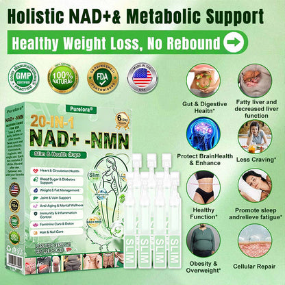 🔥 Nowość ~ Certyfikowany przez FDA 👨‍🔬 Krople 20-w-1 Slim & Healthy 💧 Raz dziennie, widoczne rezultaty w 7 dni  ✅ Wspiera otyłość, zdrowie układu sercowo-naczyniowego, cukrzycę, bezdech senny, zdrowie jelit, problemy ze stawami, a także ujędrnianie skóry