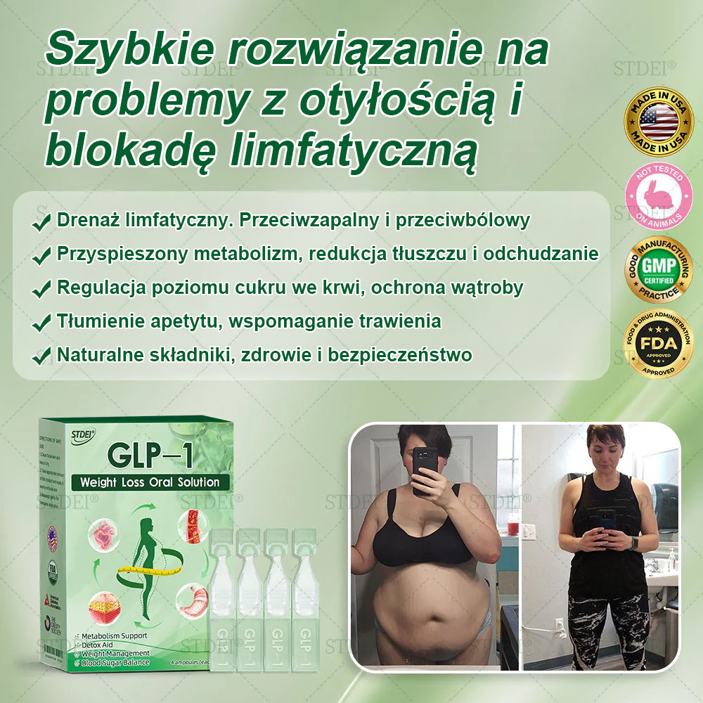 Polecane przez Mayo Clinic | Oficjalny sklep 👨‍⚕️𝑆𝑇𝐷𝐸𝐼® GLP-1 doustny roztwór na odchudzanie 💥 Otyłość, choroby układu krążenia, cukrzyca, bezdech senny, problemy ze stawami i inne